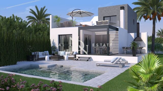 Nouvelle construction avec piscine et vues à vendre à Alicante